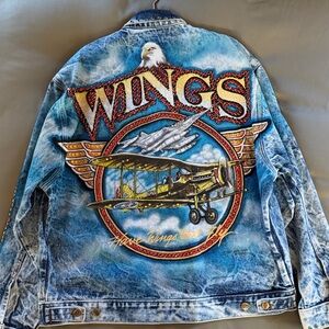Tony Alamo Wings Denim Jacket